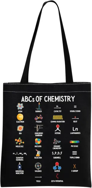 MNIGIU Chemistry Tote Bag - Teacher & Lovers Gift - Graduation Chemist Gift