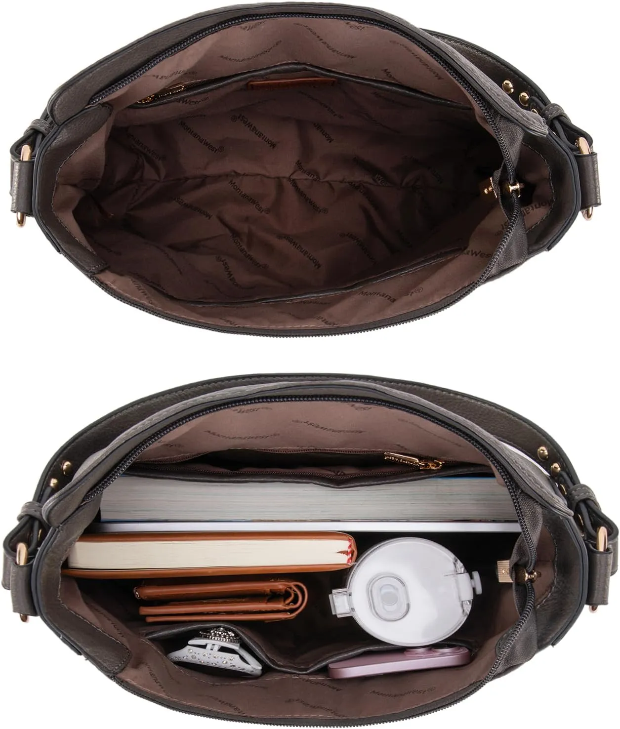Montana West Medium Hobo Bags for Women Top Handle Satchel Shoulder Purse Bucket Handbag