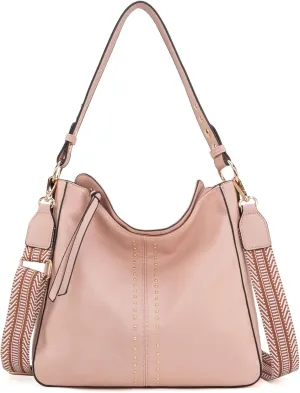 Montana West Medium Hobo Bags for Women Top Handle Satchel Shoulder Purse Bucket Handbag