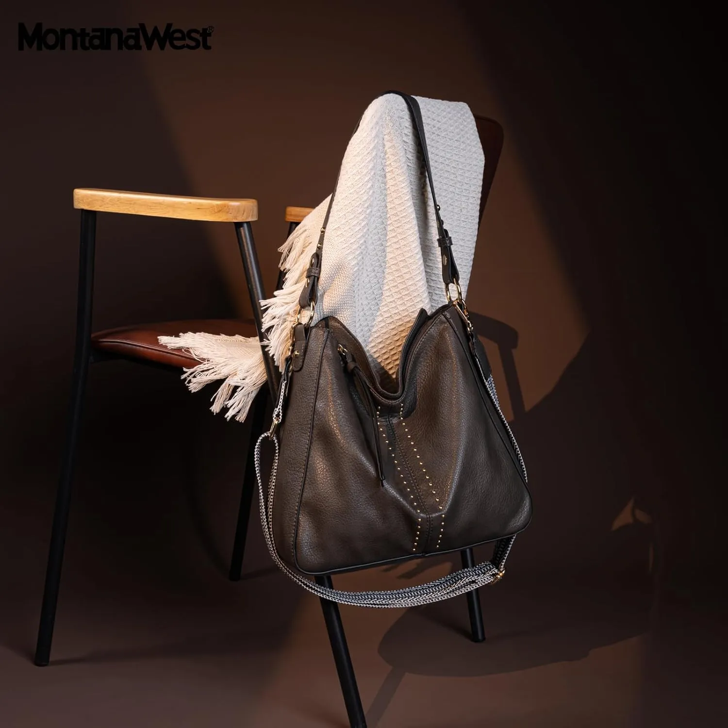 Montana West Medium Hobo Bags for Women Top Handle Satchel Shoulder Purse Bucket Handbag