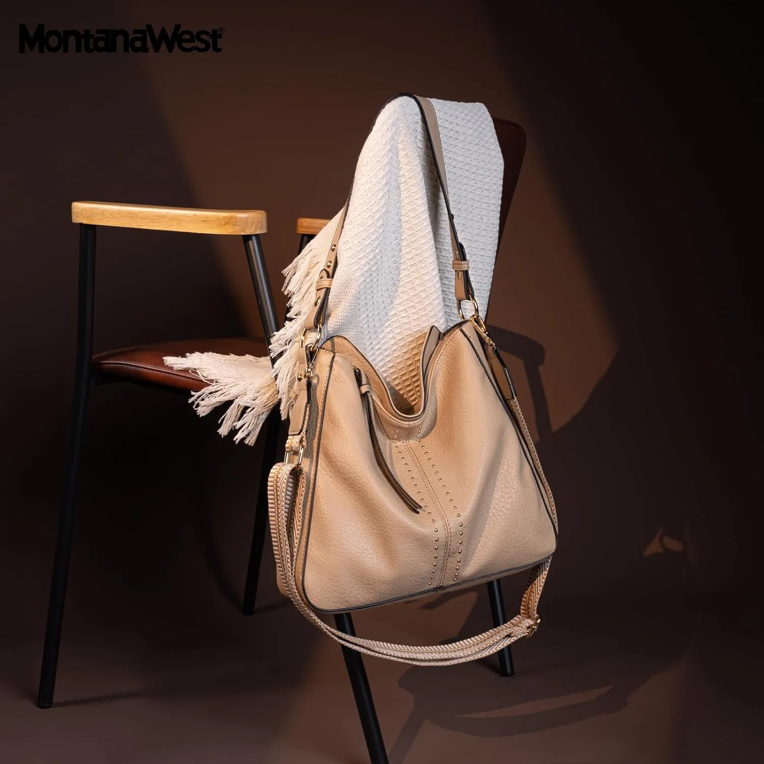 Montana West Medium Hobo Bags for Women Top Handle Satchel Shoulder Purse Bucket Handbag