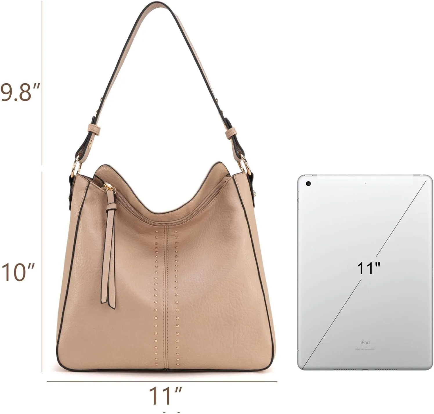 Montana West Medium Hobo Bags for Women Top Handle Satchel Shoulder Purse Bucket Handbag
