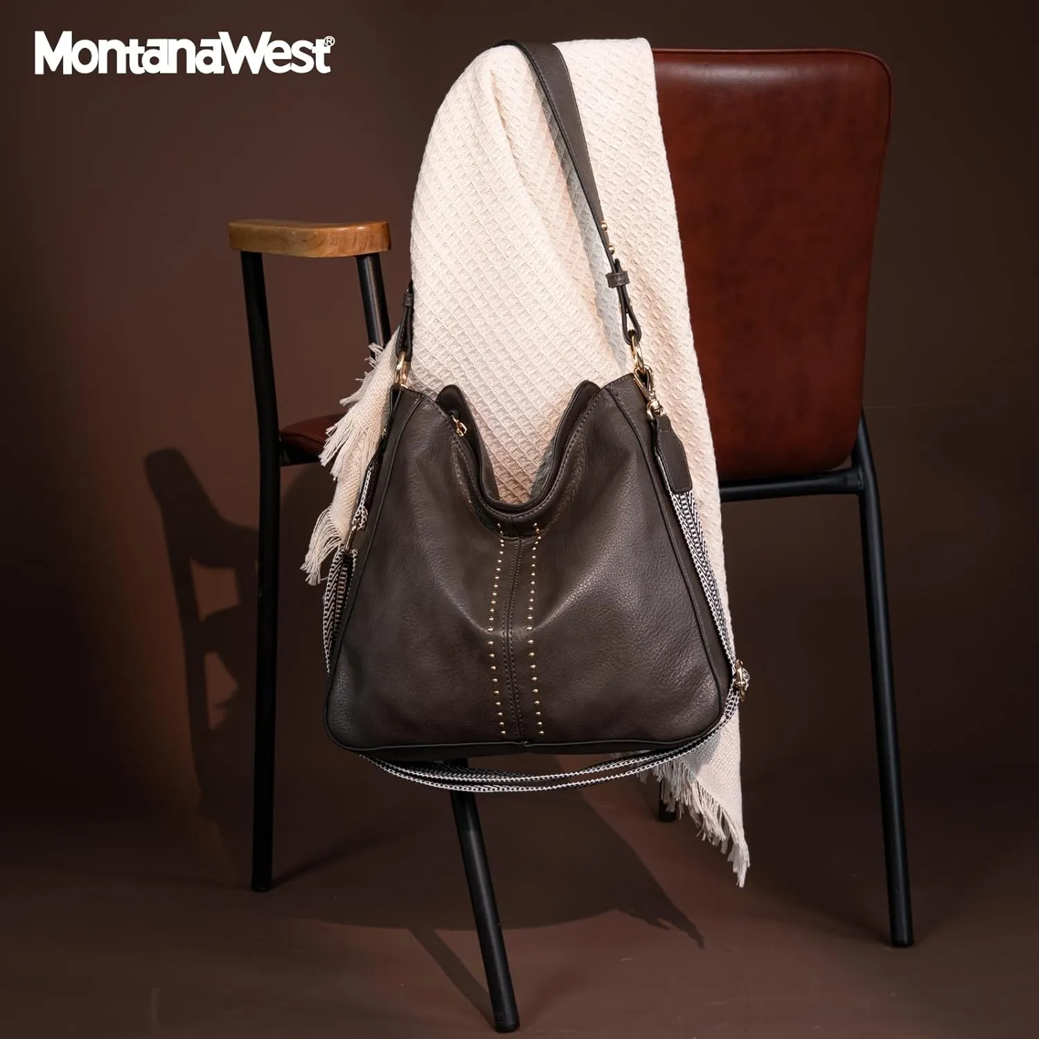 Montana West Medium Hobo Bags for Women Top Handle Satchel Shoulder Purse Bucket Handbag