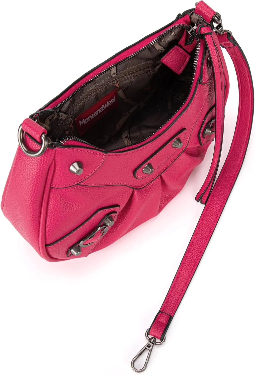 Montana West MEDIUM Shoulder Purses for Women Crescent Hobo Bags Trendy Purses