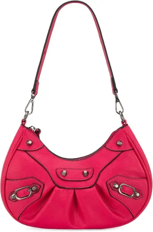 Montana West MEDIUM Shoulder Purses for Women Crescent Hobo Bags Trendy Purses