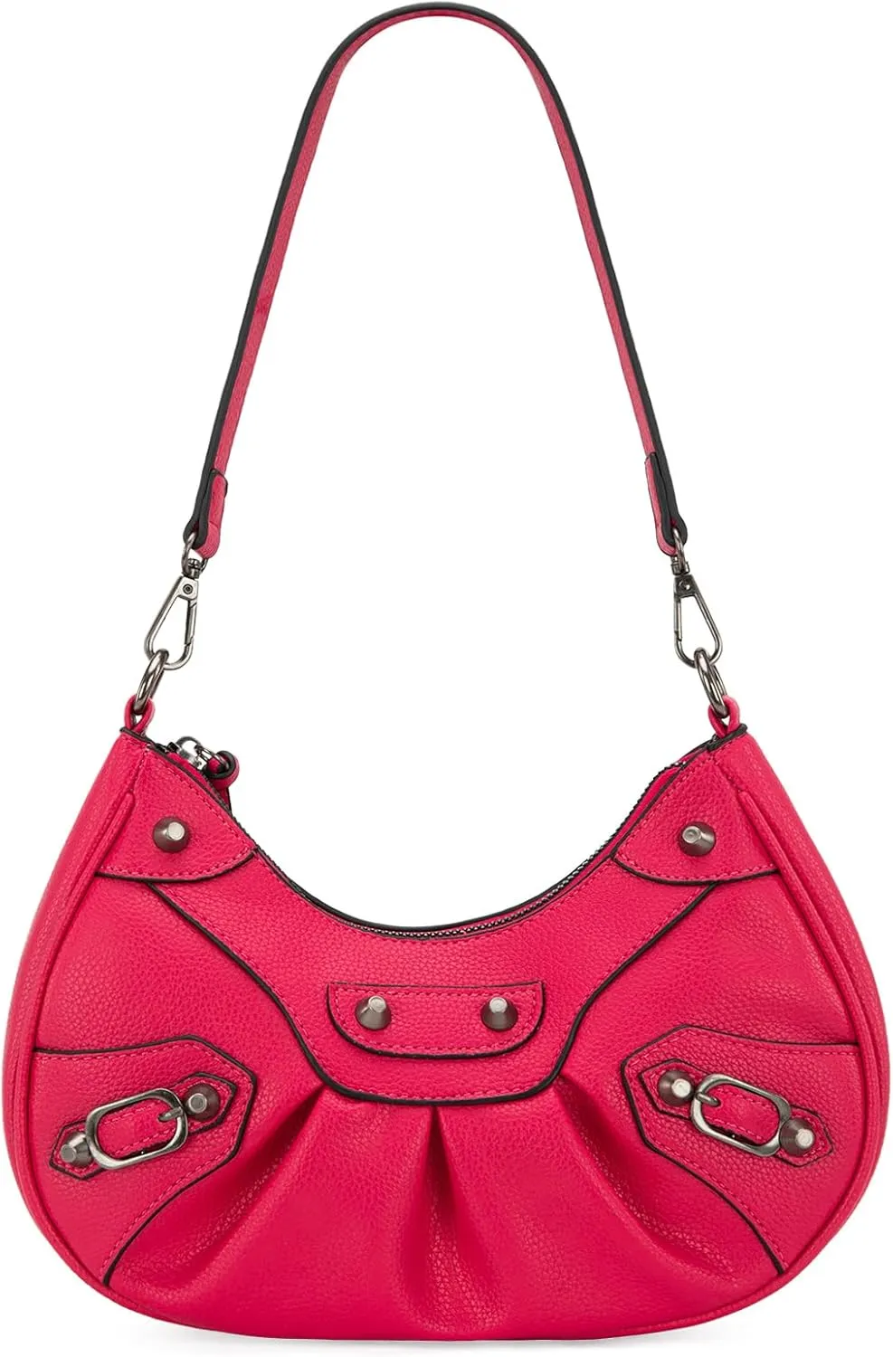 Montana West MEDIUM Shoulder Purses for Women Crescent Hobo Bags Trendy Purses