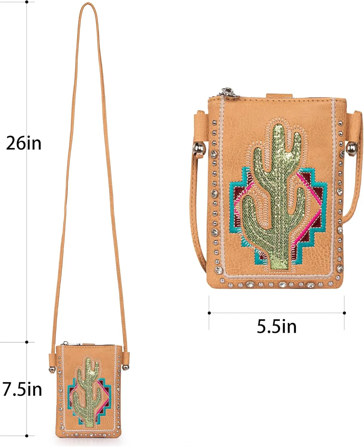 Montana West Small Crossbody Bags for Women Western Cell Phone Purse