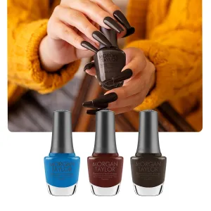 Morgan Taylor 15mL Fall In Frame Collection Value Packs - Professional Lacquer, Vibrant, Chip-Resistant, Fast-Drying, Long-Lasting, High-Shine, Perfect for Manicures & Pedicure (3 Pack #2)