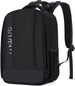 MOSISO Camera Backpack,DSLR/SLR/Mirrorless Photography Backpack Buffer Padded Shockproof Camera Bag with Customized Modular Inserts&Tripod Holder Compatible with Canon,Nikon,Sony etc, Black