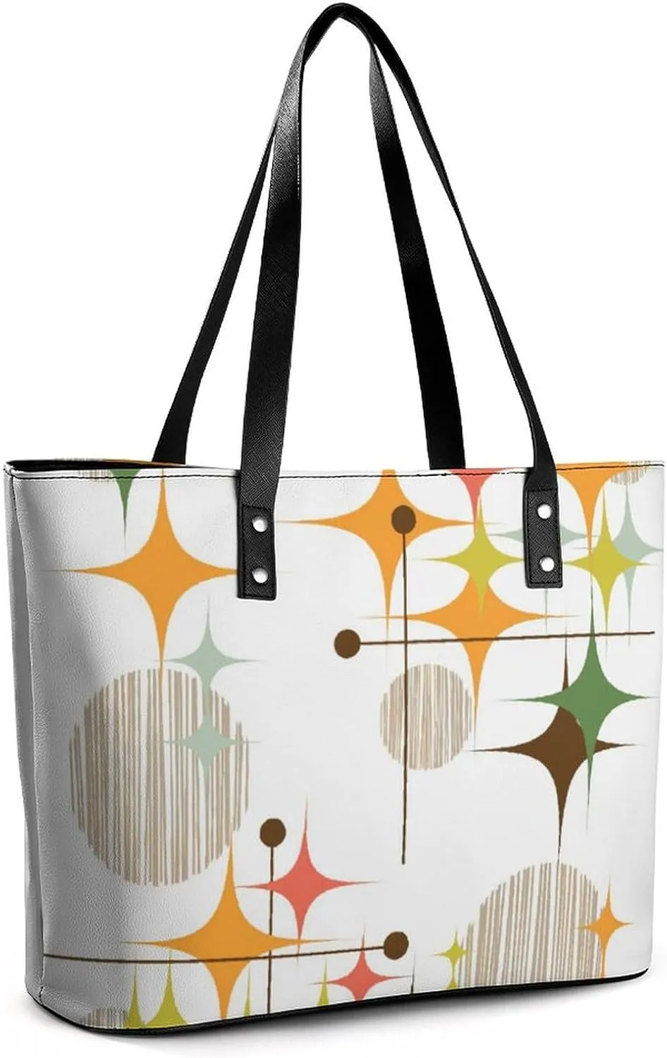Mud Print Style A Leather Handbag with Large Capacity And Portability