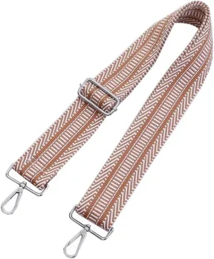 Multicolor Canvas 2" Wide Strap Replacement Purse Strap Replacement Removable Crossbody Strap for Handbags