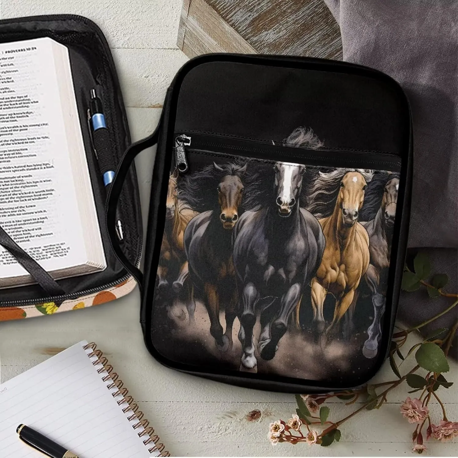Mumeson Bible Bag Bible Covers Carrying Book Case Portable Church Bag Tote Bag