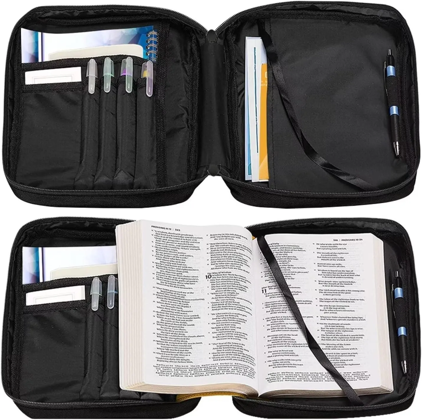 Mumeson Bible Bag Bible Covers Carrying Book Case Portable Church Bag Tote Bag