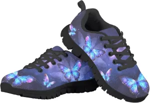 Mumeson Unisex Kids Athletic Running Walking Shoes Breathable Snekers Lace Up Low Top Non Slip Rubber Sole Shoes Size 28-36