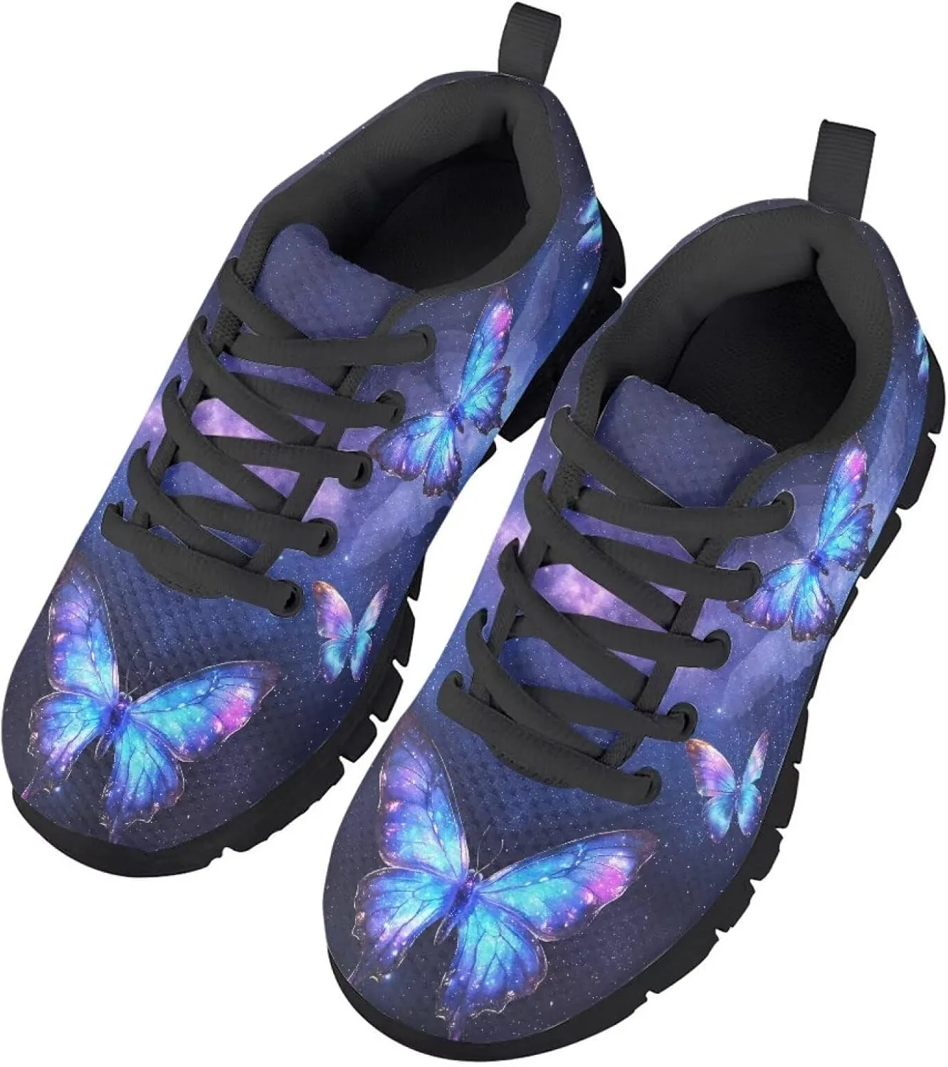 Mumeson Unisex Kids Athletic Running Walking Shoes Breathable Snekers Lace Up Low Top Non Slip Rubber Sole Shoes Size 28-36