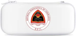 National Emblem of East Timor Compatible with Switch Carrying Case Hard Travel Game Bag Pouch with 15 Games Accessories