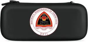 National Emblem of East Timor Compatible with Switch Carrying Case Hard Travel Game Bag Pouch with 15 Games Accessories