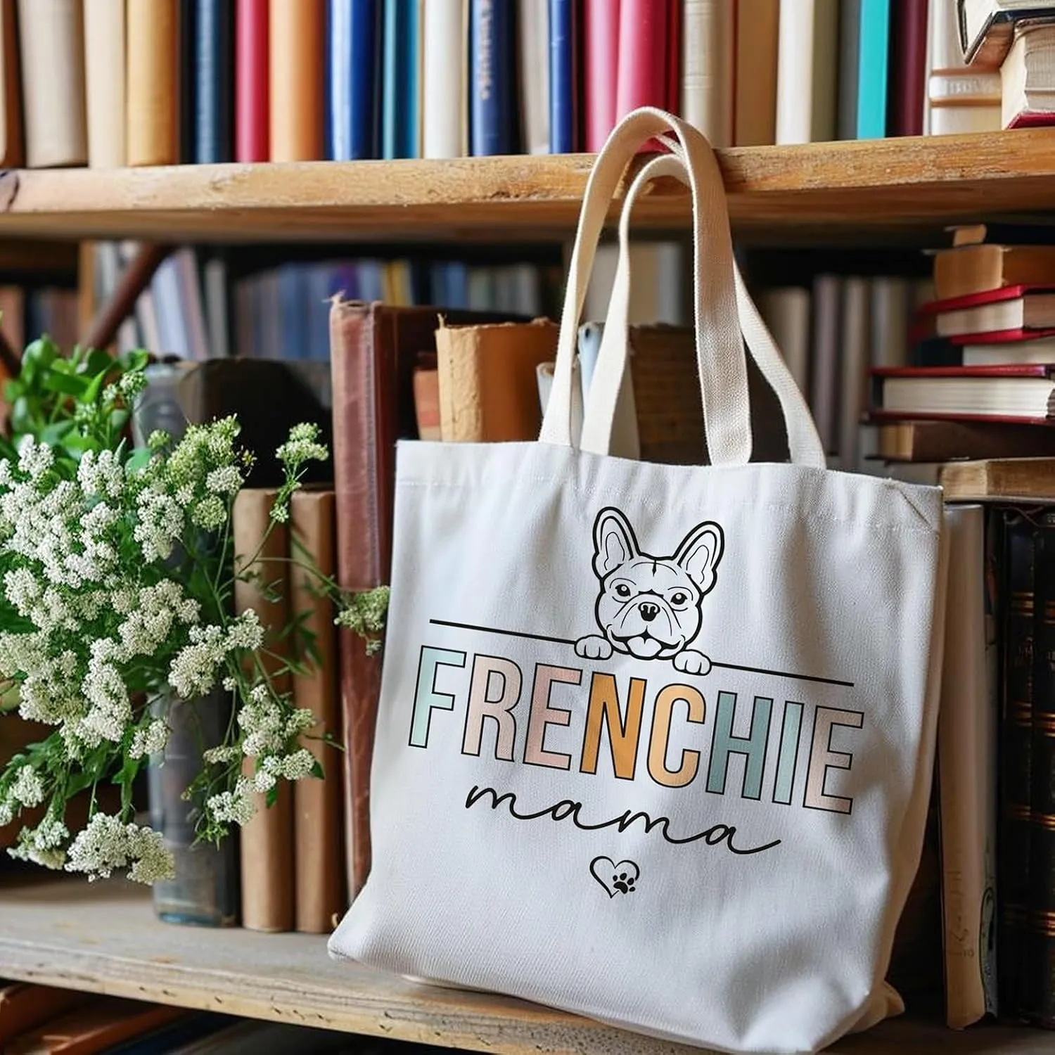 NATSUNO Canvas Tote Bag,Science Graduation Gifts,Tote Bags for Women,Reusable Grocery Bags