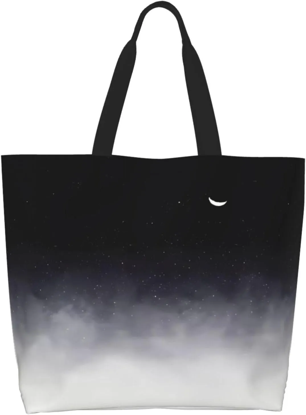 Navy Blue White Stripes horizontal Women's Tote Bag Large Capacity Single Shoulder Bags Handbag for Shopping Work
