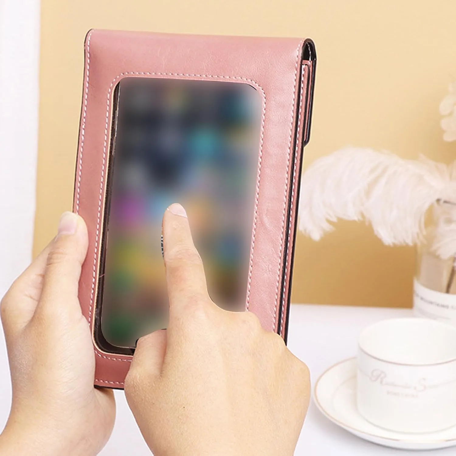 New Spring Women's Wallet One Shoulder Crossbody Bag Korean Functional Phone Bag One Shoulder Bag (Black, 11X2X17CM) women's crossbody handbags