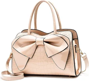 NICOLE & DORIS Handbags for Women Fashion Top Handle Bags Patent Leather Tote Bag Party Clutch Bag Crossbody Shoulder Bags