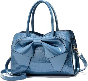 NICOLE & DORIS Handbags for Women Fashion Top Handle Bags Patent Leather Tote Bag Party Clutch Bag Crossbody Shoulder Bags