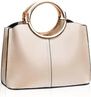 NICOLE & DORIS Womans Handbags Small Crossbody Bag Top-handle Bags PU Leather Shoulder Bag Bowler Bag Ladies Messenger Bags
