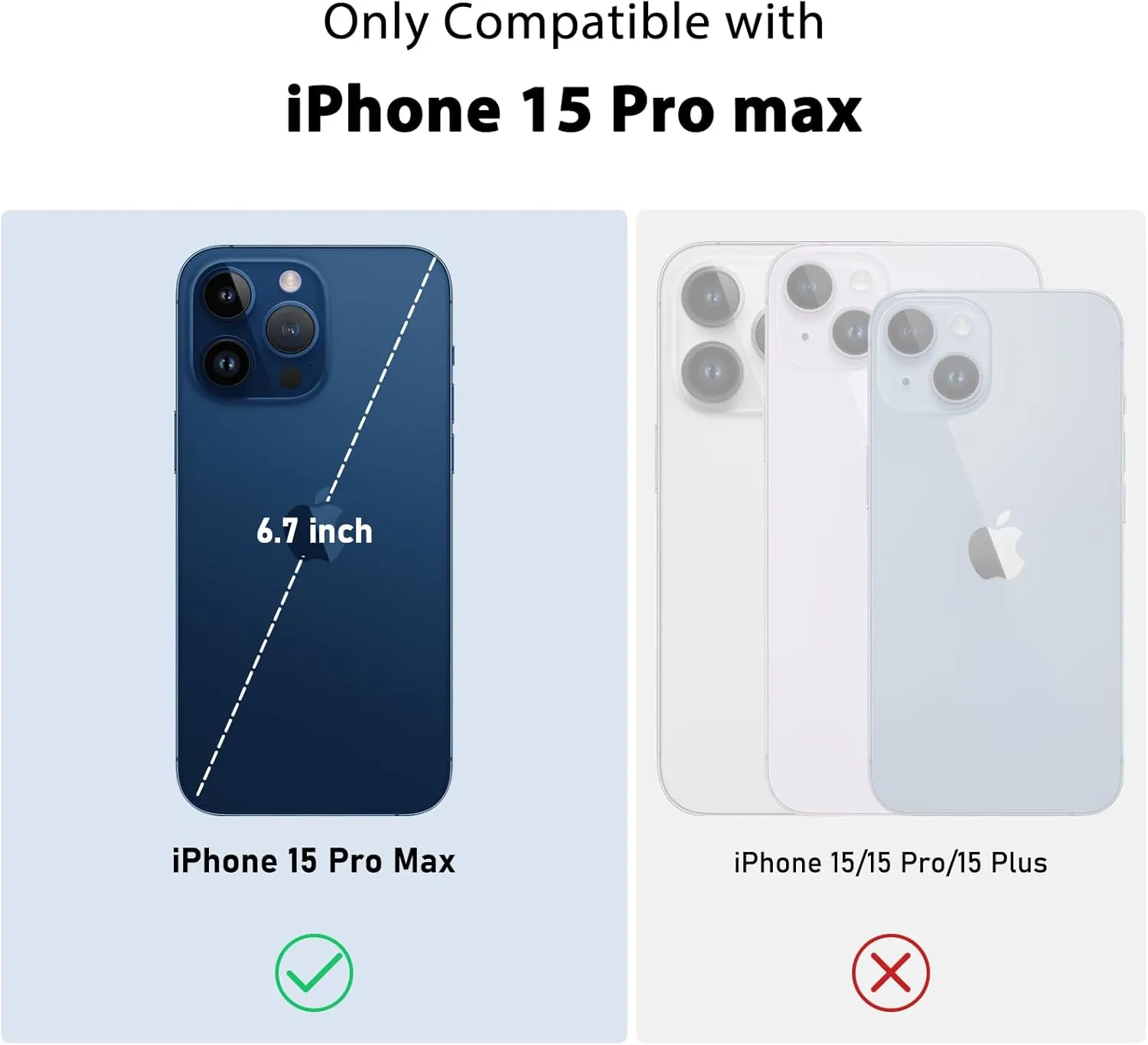 Nillkin for iPhone 15 Pro Max Case, Vegan Leather Case Compatible with MagSafe, Built-in Kickstand, Upgraded Camera Protection, Shockproof Protective Phone Case for iPhone 15 Pro Max, Black