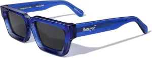 Non Polarized Acetate Sunglasses 148mm Frame with UV Protection Impact Resistant Nylon Lens Retro Shades Unisex