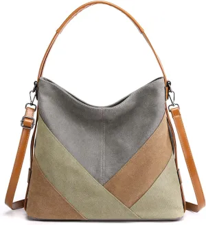 NOTAG Hobo Handbags for Women Canvas Purses and Handbags Large Casual Shoulder Bags with Removable Shoulder Strap
