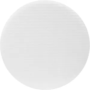 O'CREME White-Top Round Corrugated Circle Cake Board Disposable Cake Plate Platter 16 Inch Diameter, Pack of 10