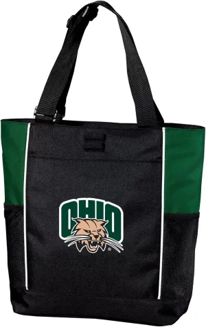 Ohio Bobcats Tote Bag Colorblock Ohio University Totes Beach Pool Or Travel
