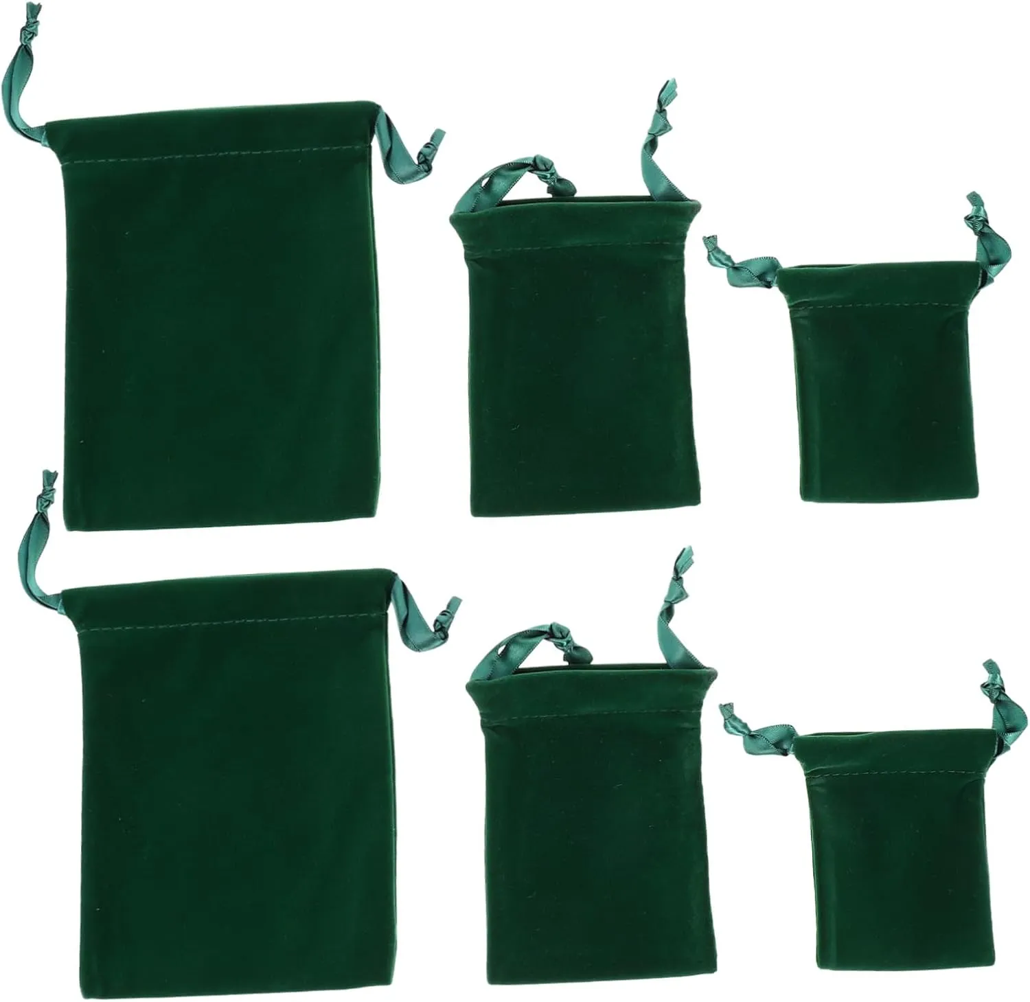 ORFOFE Jewelry Storage Pouch Pcs Velvet Satin Drawstring Bags Baggies for Jewelry Bulk Small Bags Candy Wrapping Decorative Pouch Simple