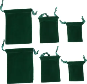 ORFOFE Jewelry Storage Pouch Pcs Velvet Satin Drawstring Bags Baggies for Jewelry Bulk Small Bags Candy Wrapping Decorative Pouch Simple