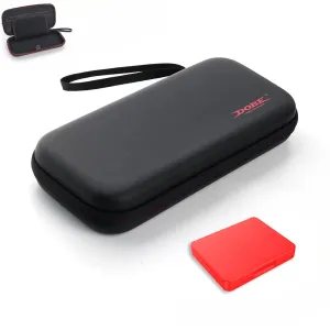 Organizer Bag for Nintendo Switch Console Protective Case with 4 Compartments, Black
