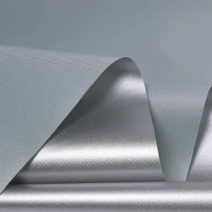 Outdoor Waterproof UV Sun Protection Canvas Fabric, UPF 50  Silver Backing 210 Denier Canvas Fabric for Outdoor/Indoor, Awning, Tent, Umbrella, Tarp, DIY Project, 60" Wide (10 Yard, Gray)