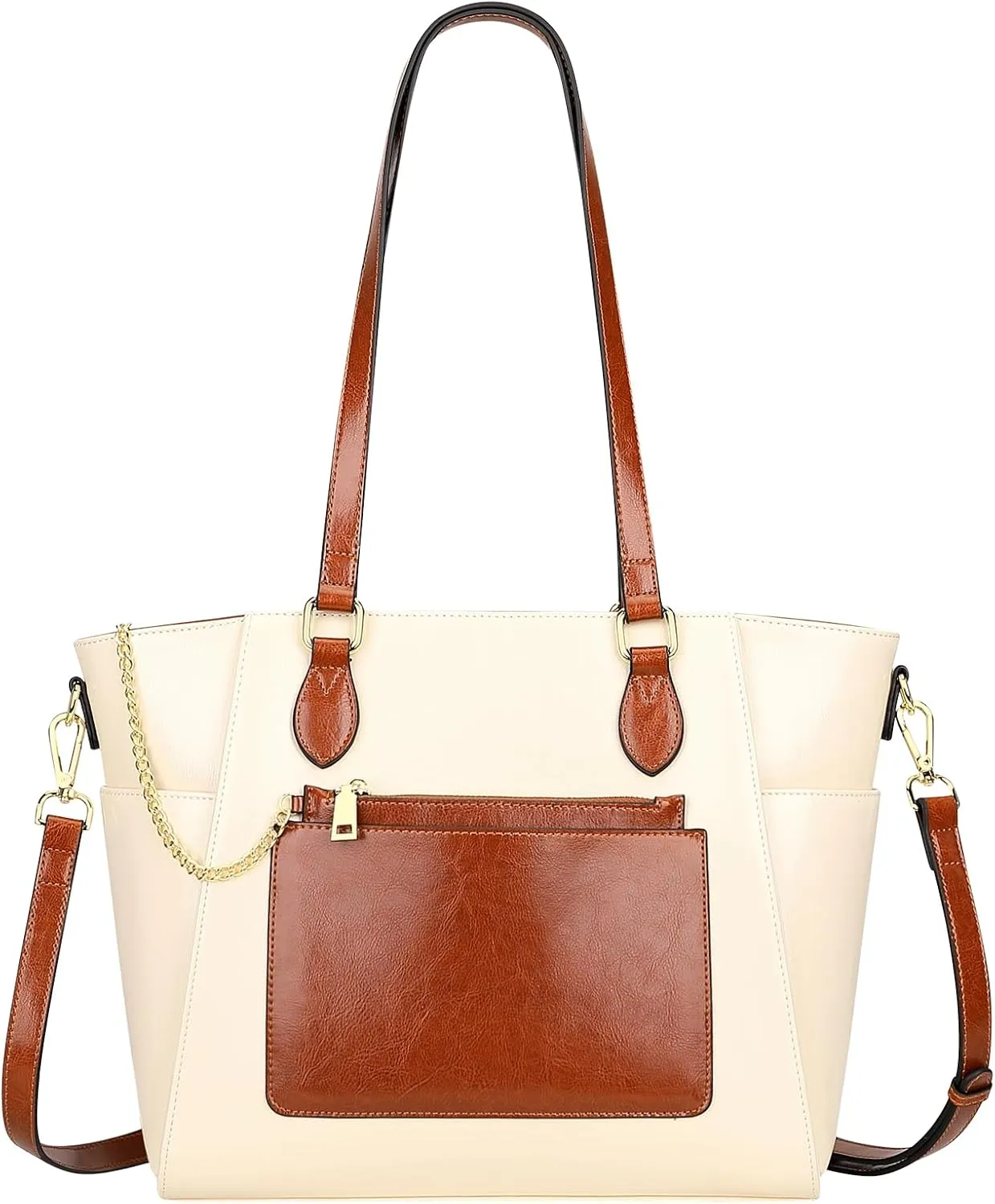 Over Earth Leather Tote Bags for Women Ladies Fashion Shoulder Bag Handbag and Purse New