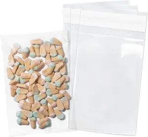 Pack It Chic - 6” X 9” (200 Pack) Clear Resealable Cello Poly Bags - Fits 6X9 Prints, Photos, A7 A8 A9 Cards & Envelopes - Self Seal
