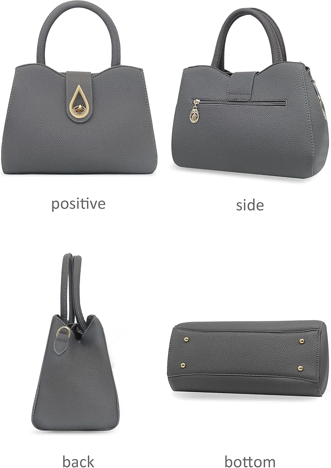 Pahajim Womens Leather Purses and Handbags Top Handle Satchel Bags Tote Bags Tote Purses for Women