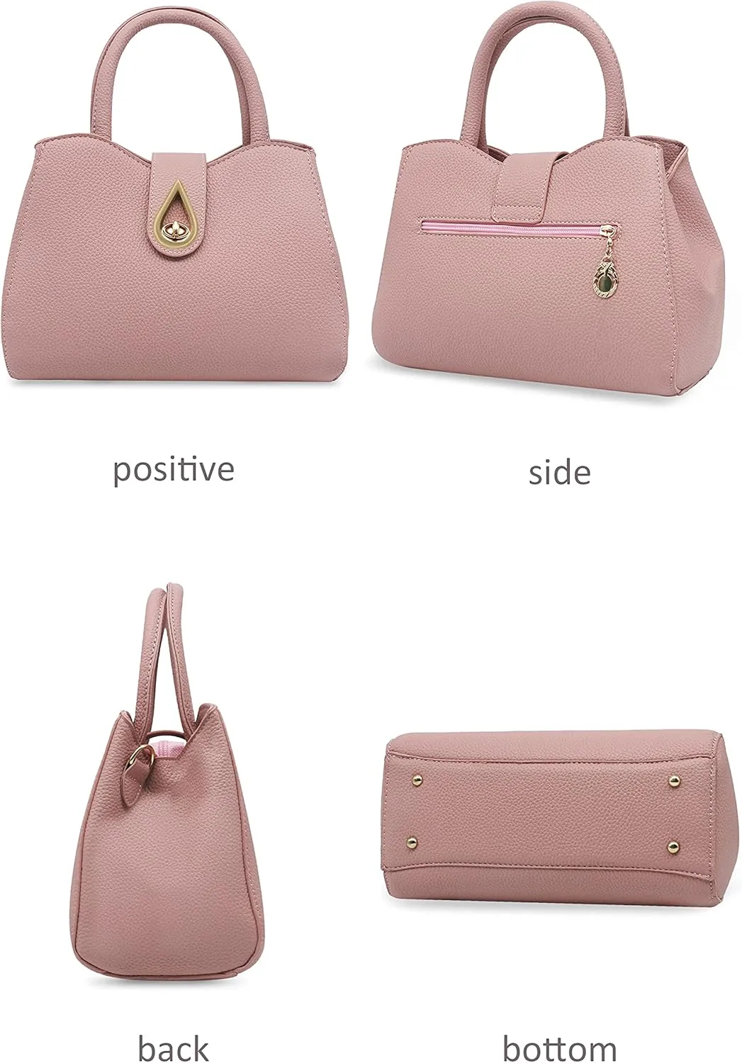 Pahajim Womens Leather Purses and Handbags Top Handle Satchel Bags Tote Bags Tote Purses for Women