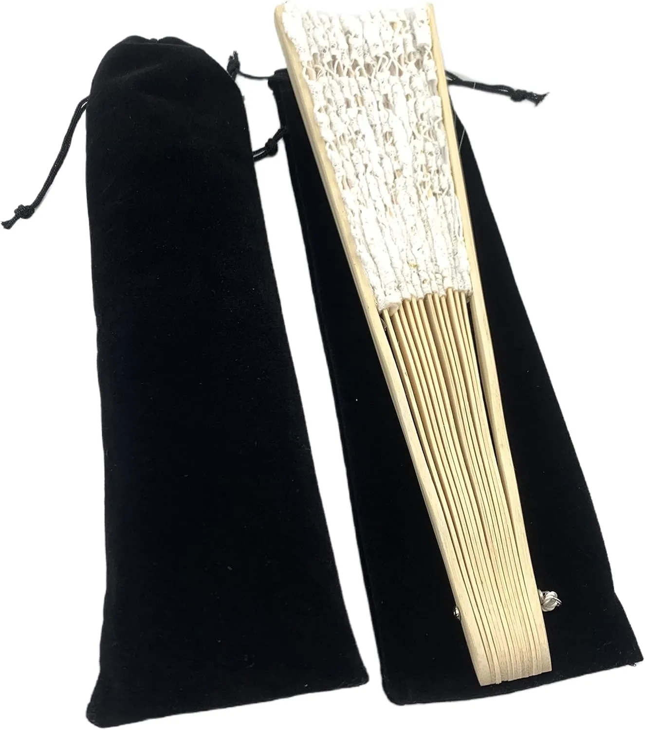Palmhomee Pack of 12 3x10 Inch Velvet Drawstring Bags Gift Bag Velvet Pouch For Jewelry Wedding and Party Favor (Black)