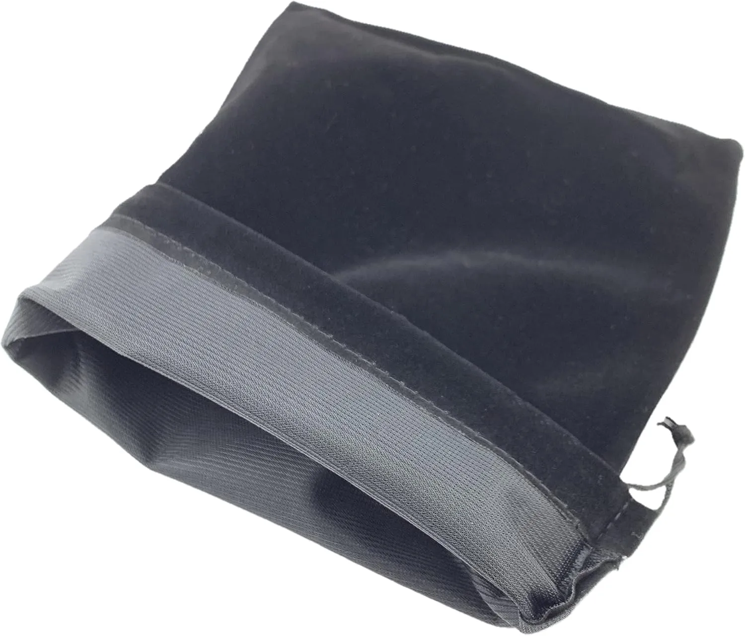Palmhomee Pack of 12 8x12 Inch Velvet Drawstring Bags Gift Bag Velvet Pouch For Jewelry Wedding and Party Favor (Black)
