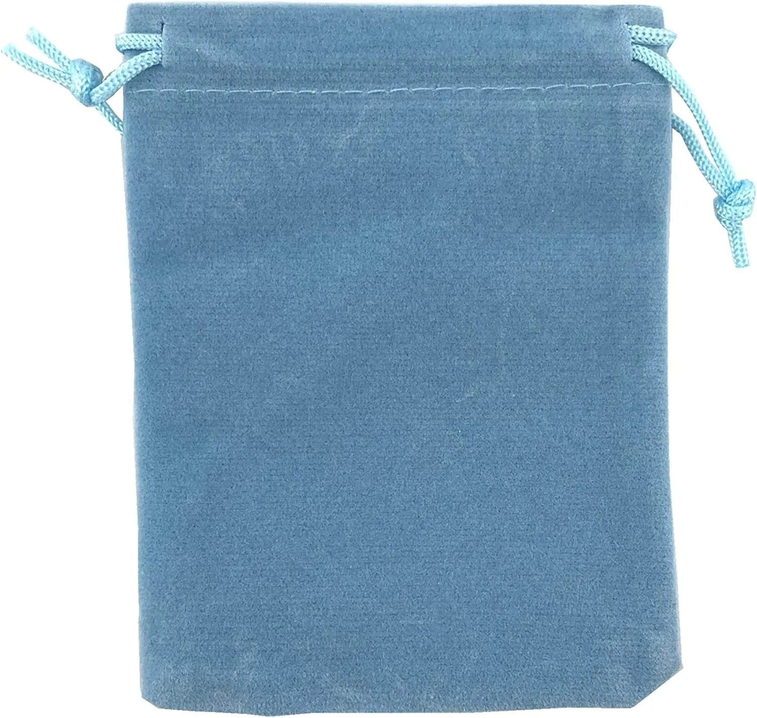 Palmhomee Pack of 6 12x16 Inch Velvet Drawstring Bags Gift Bag Velvet Pouch For Jewelry Wedding Toy and Party Favor (Sky Blue)