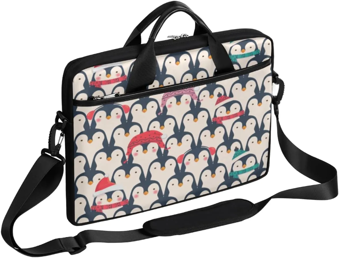 Paris Butterflys Laptop Bag for Men Women 13-15 Inch Case Bags Sleeve Shoulder with Anti Slip Removable The Pad Straps