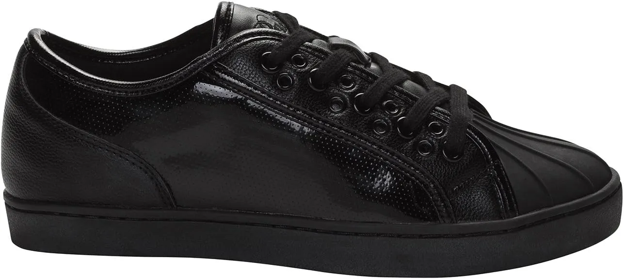 Pastry Unisex Fashion Sneakers – Glossy, Paris Praline Style, Black & White
