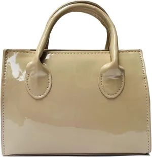 Patent Leather Handbag Shinny Clutch Purse Mini Shoulder Bag Evening Purse for Women