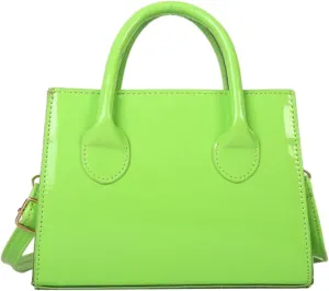 Patent Leather Handbag Shinny Clutch Purse Mini Shoulder Bag Evening Purse for Women
