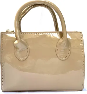 Patent Leather Handbag Shinny Clutch Purse Mini Shoulder Bag Evening Purse for Women