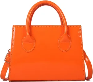 Patent Leather Handbag Shinny Clutch Purse Mini Shoulder Bag Evening Purse for Women