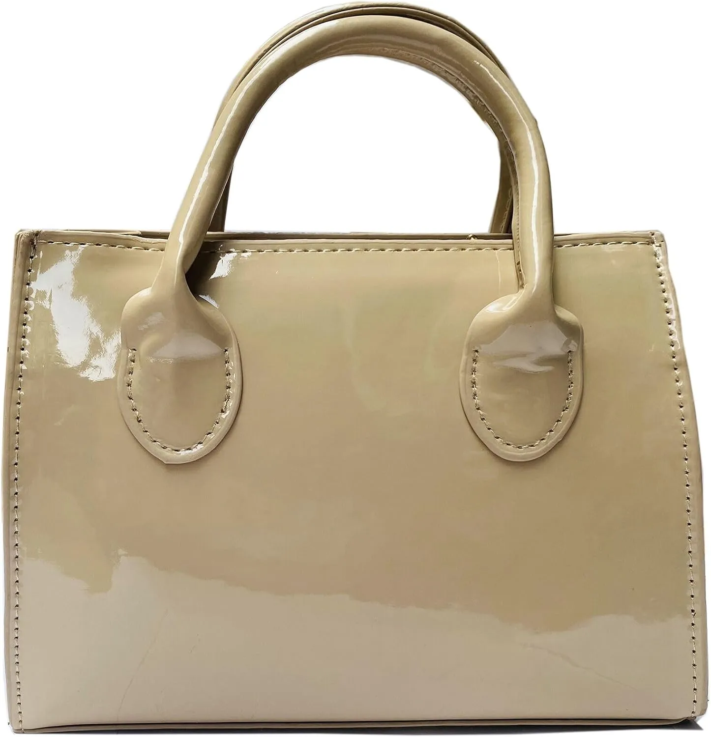 Patent Leather Handbag Shinny Clutch Purse Mini Shoulder Bag Evening Purse for Women